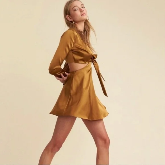 LPA | Dresses | Lpa Toffee Mini Cutout Dress D22 | Poshmark